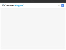 Tablet Screenshot of customermapper.com